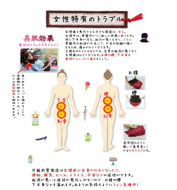 【楽草ホットパット】 おまたーに