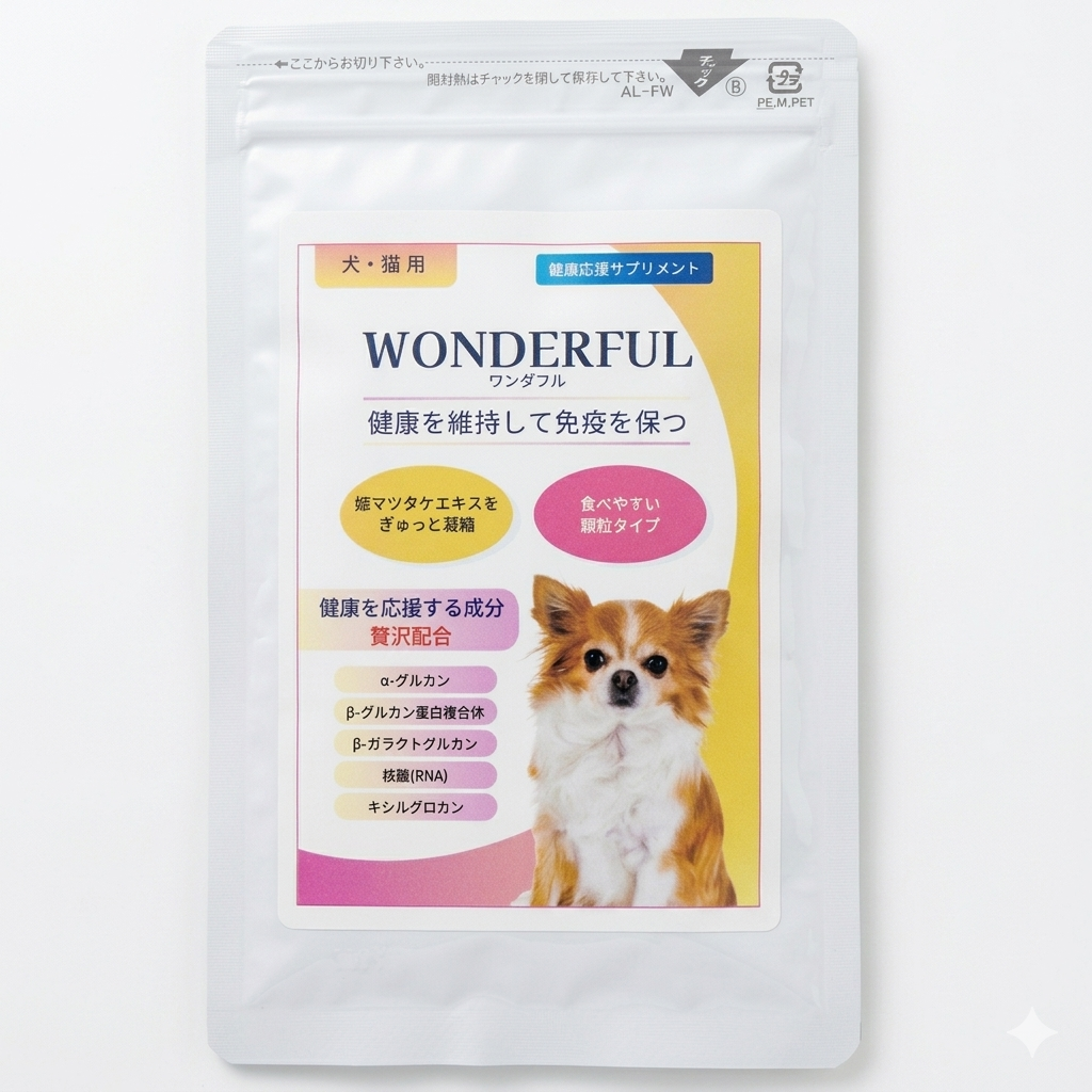 【小型犬にオススメ少量パック】WONDERFUL(ワンダフル)10g