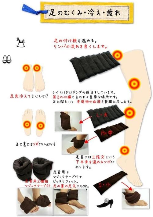 【楽草ホットパット】足首用